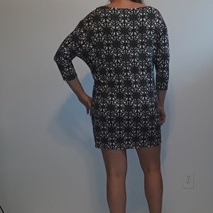 Juicy Couture gray and cream mini dress